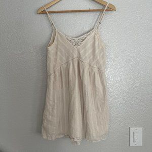 Billabong White Long Tank Top Size Medium